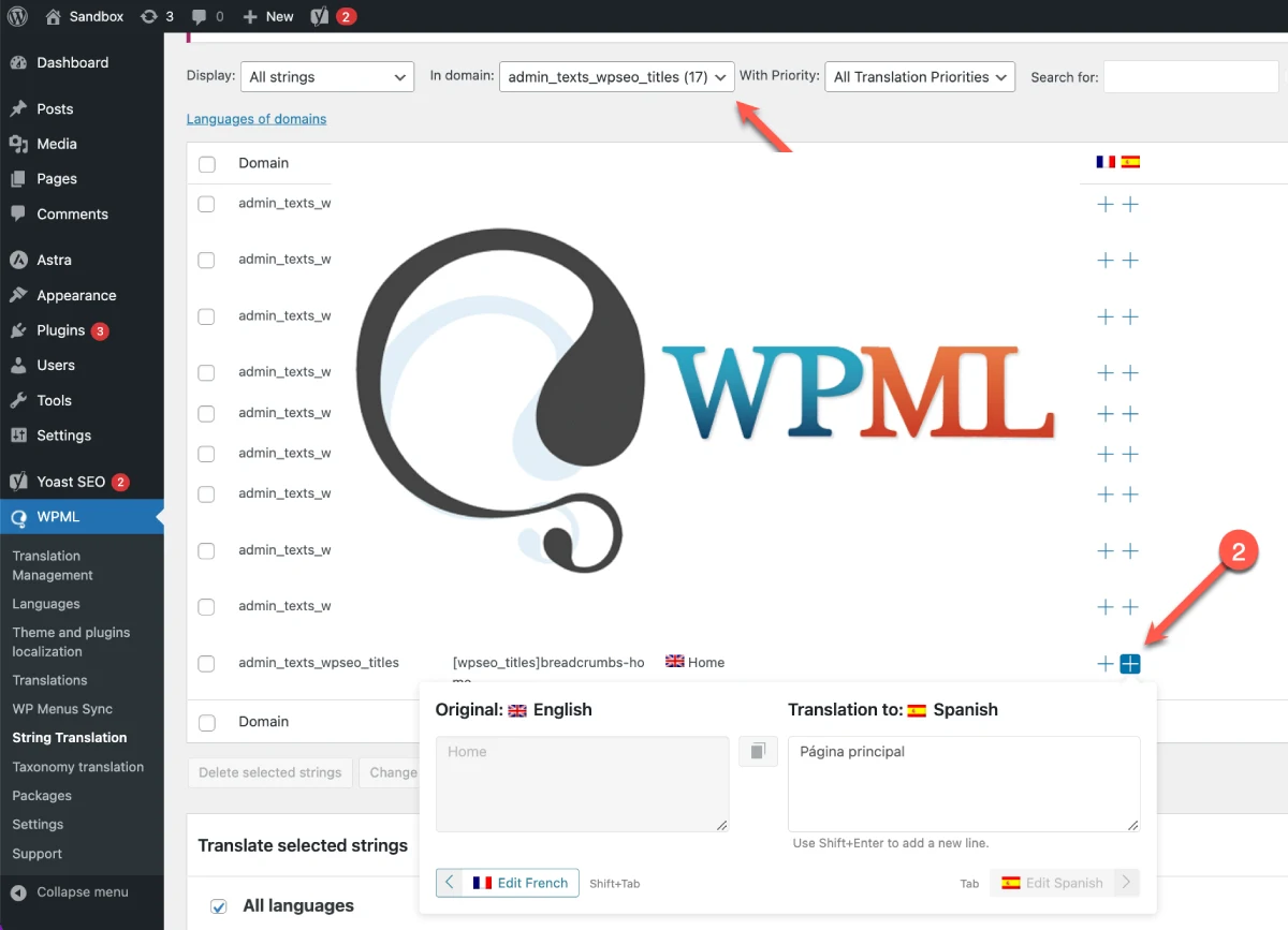 ترجمه فرم‌ ها با استفاده از افزونه WPML